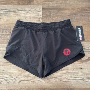 Spartan black woven shorts New S
